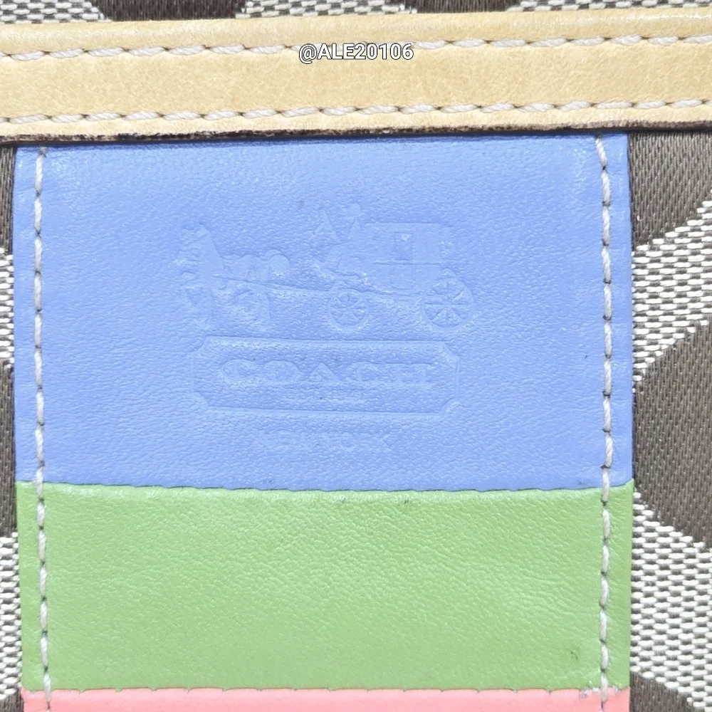 Coach Signature Stripe Crossbody Bag - Picture 7 of 14